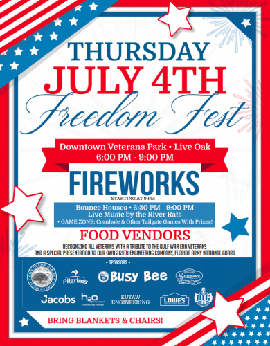 4th of July Freedom Festival in Live Oak, FL - Visit Suwannee