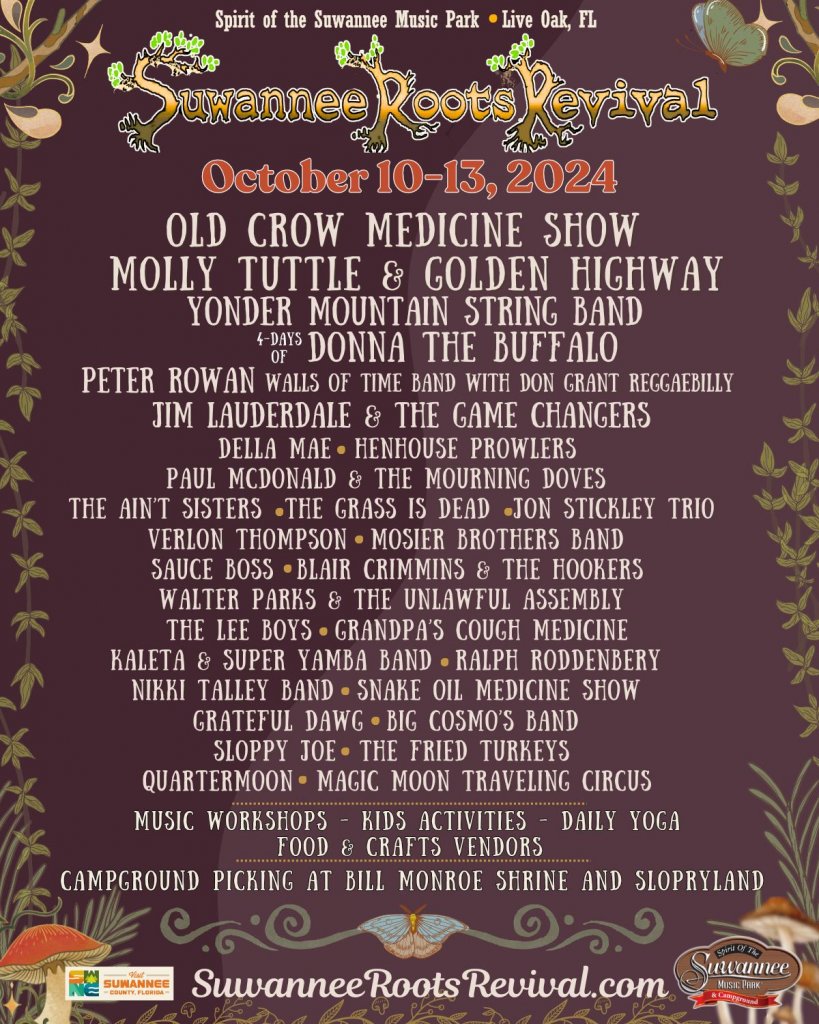 Suwannee Roots Revival poster