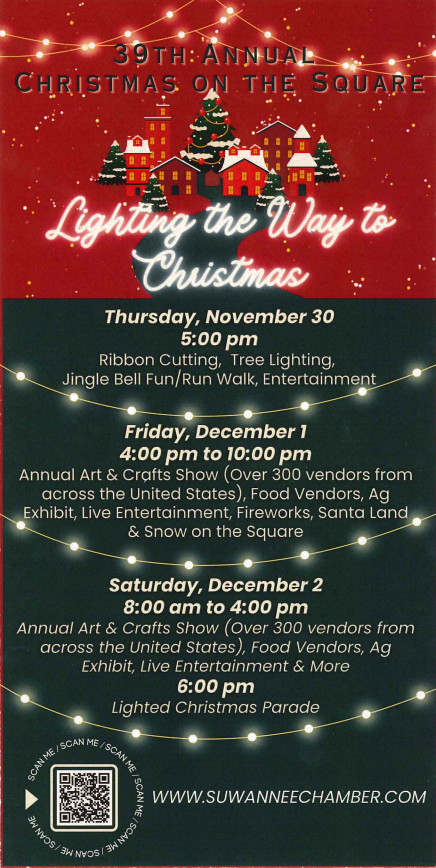 Christmas on the Square schedule
