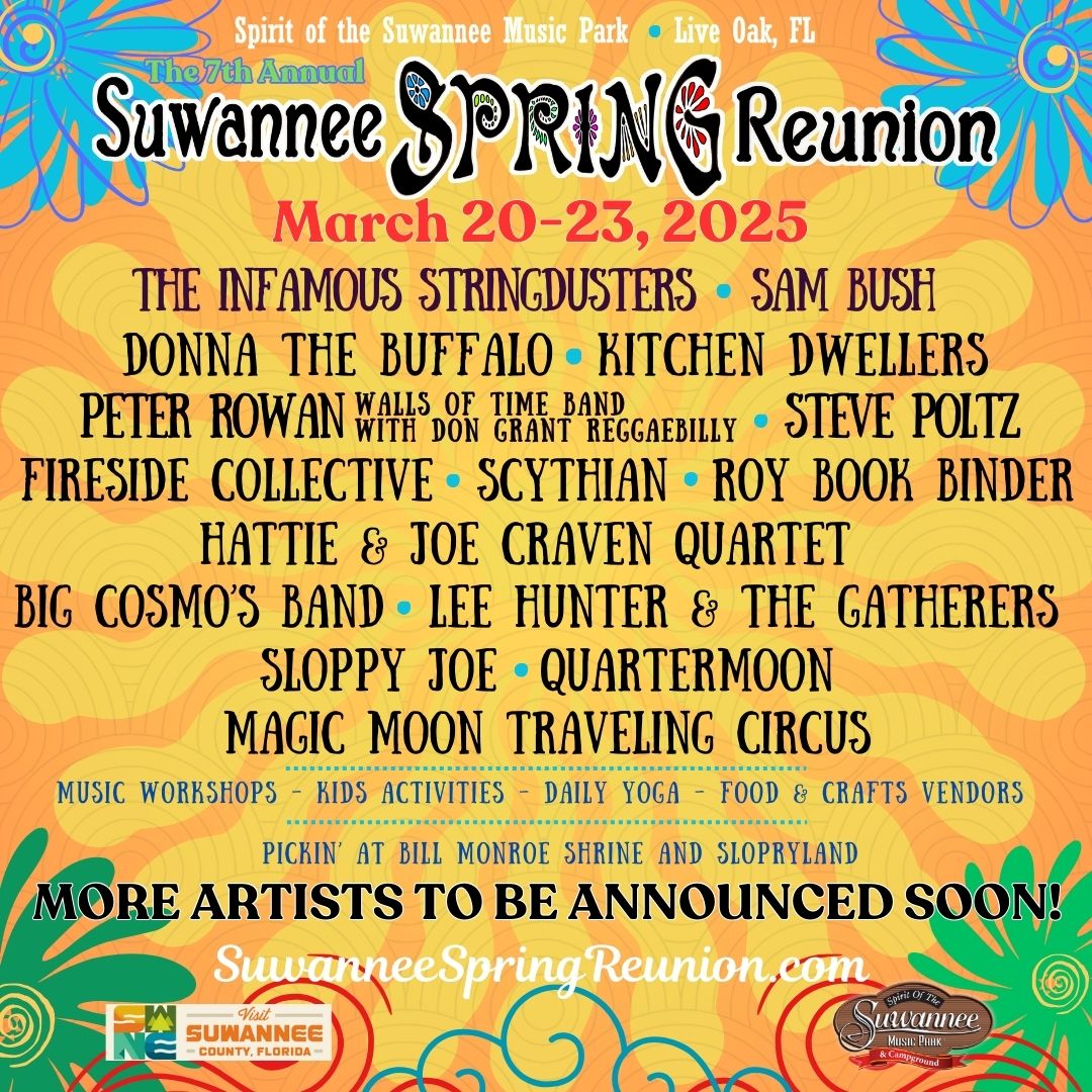 Suwannee Spring Reunion lineup 2025