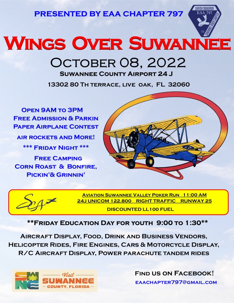 Wings Over Suwannee Aviation Festival at Suwannee County Airport