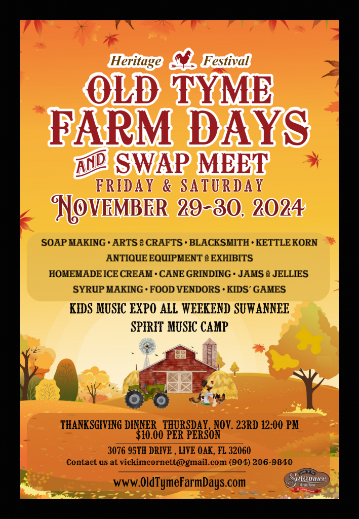 Old Tyme Farm Days flyer