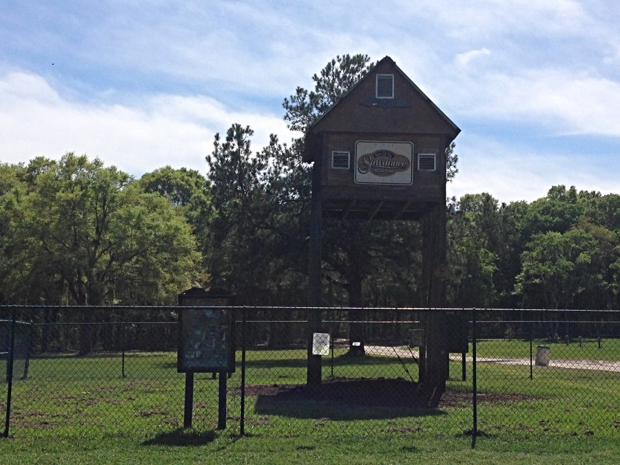 Bat house at Spirit of the Suwannee Music Park